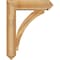 Ekena Millwork Thorton Arts and Crafts Rough Sawn Bracket w/ Offset Brace, Western Red Cedar, 8"W x 30"D x 38"H BKT0806X30X38THR03RWR - alternate 4